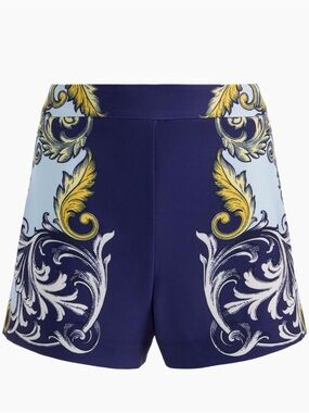 ALICE + OLIVIA
Hera Baroque-Print Shorts